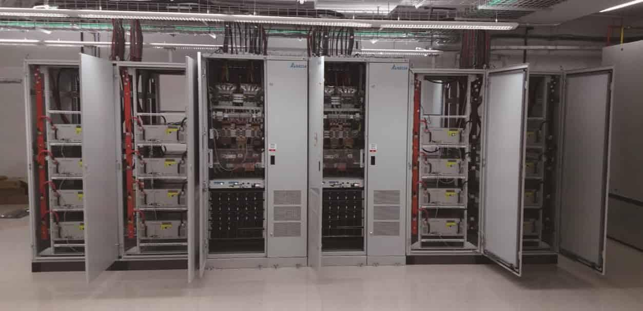 Lithium battery backup and distributed energy storage cases in data centers